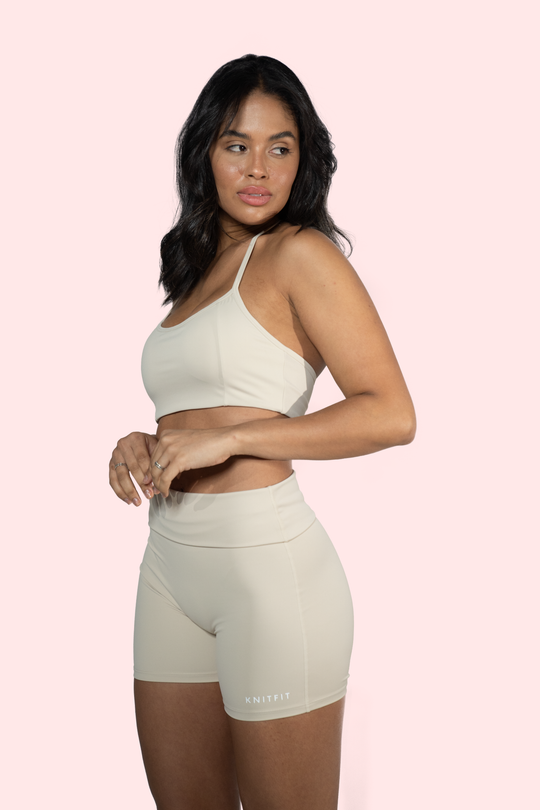 Adjustable Curve Shorts - Sandstorm Beige