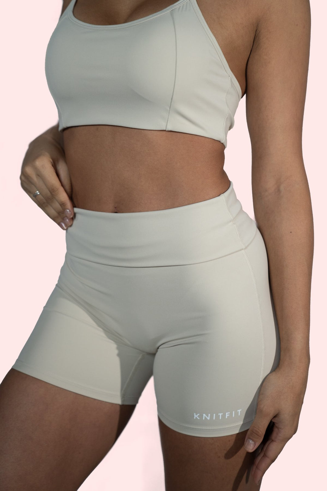 Adjustable Curve Shorts - Sandstorm Beige