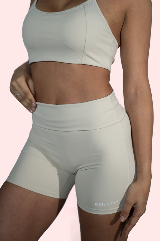 Adjustable Curve Shorts - Sandstorm Beige