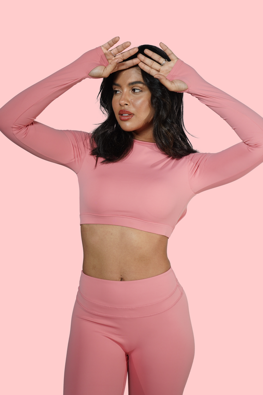 Sculpt Long Sleeve - Soft Peach