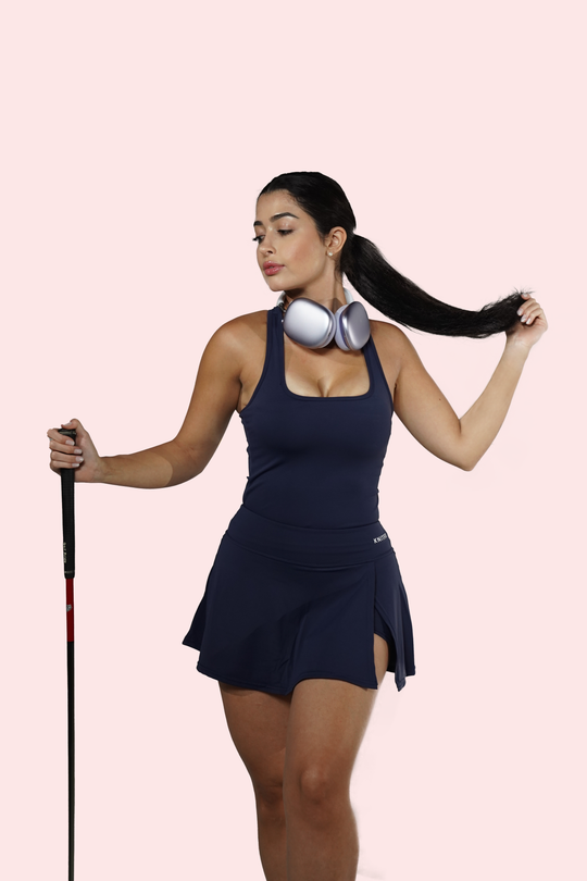 Curve Skirt - Deep Ocean Navy