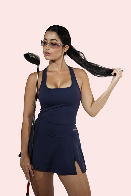 Sculpt Vest Top - Deep Ocean Navy