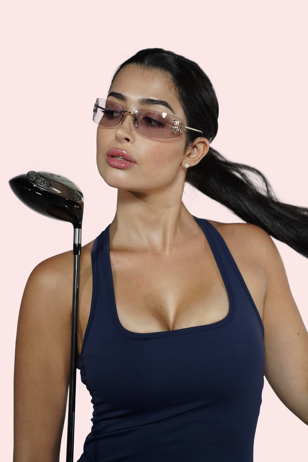 Sculpt Vest Top - Deep Ocean Navy