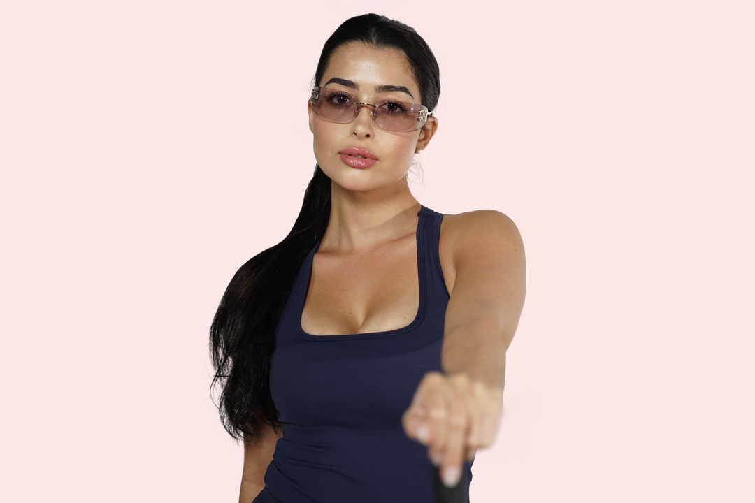 Sculpt Vest Top - Deep Ocean Navy