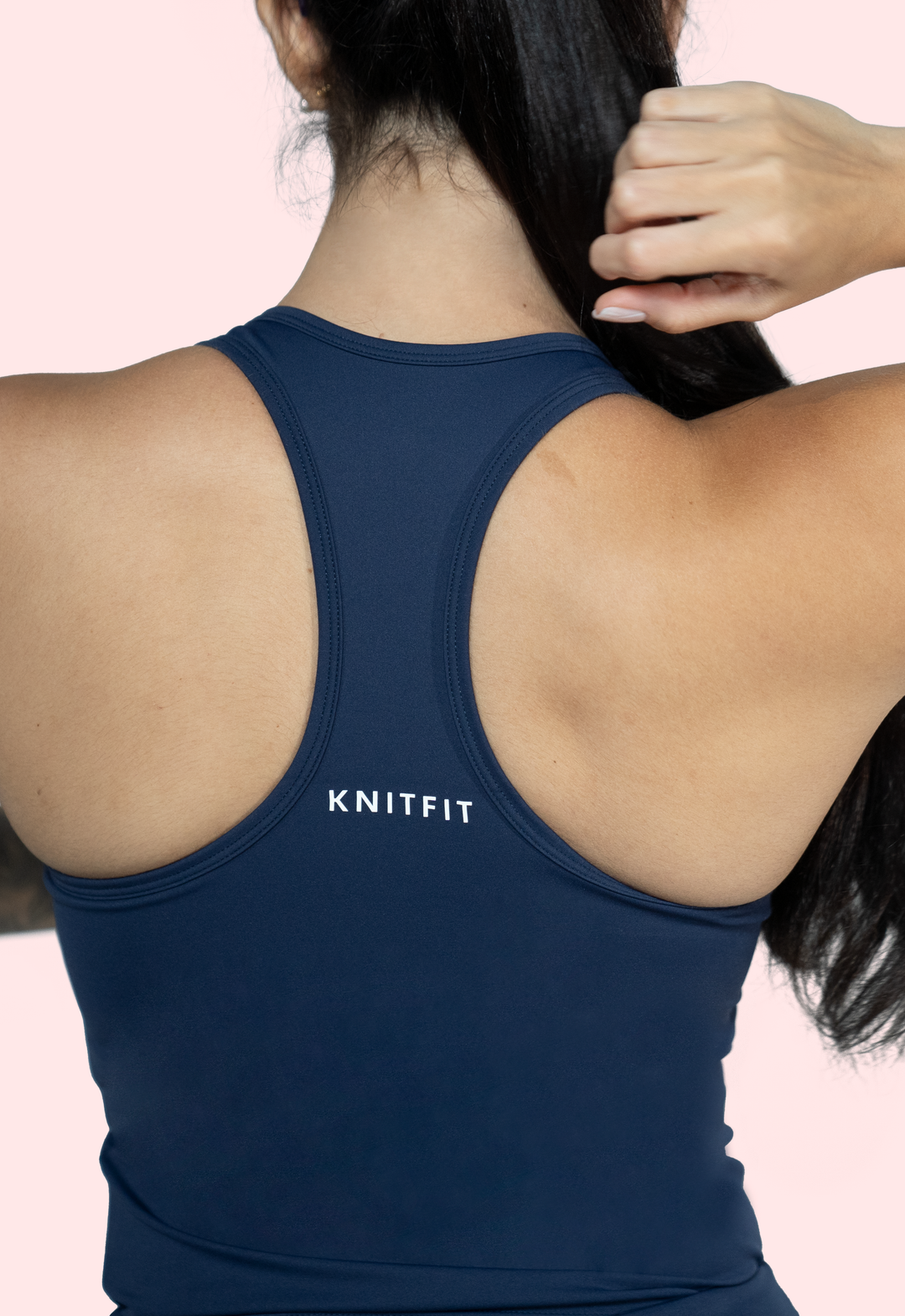 Sculpt Vest Top - Deep Ocean Navy