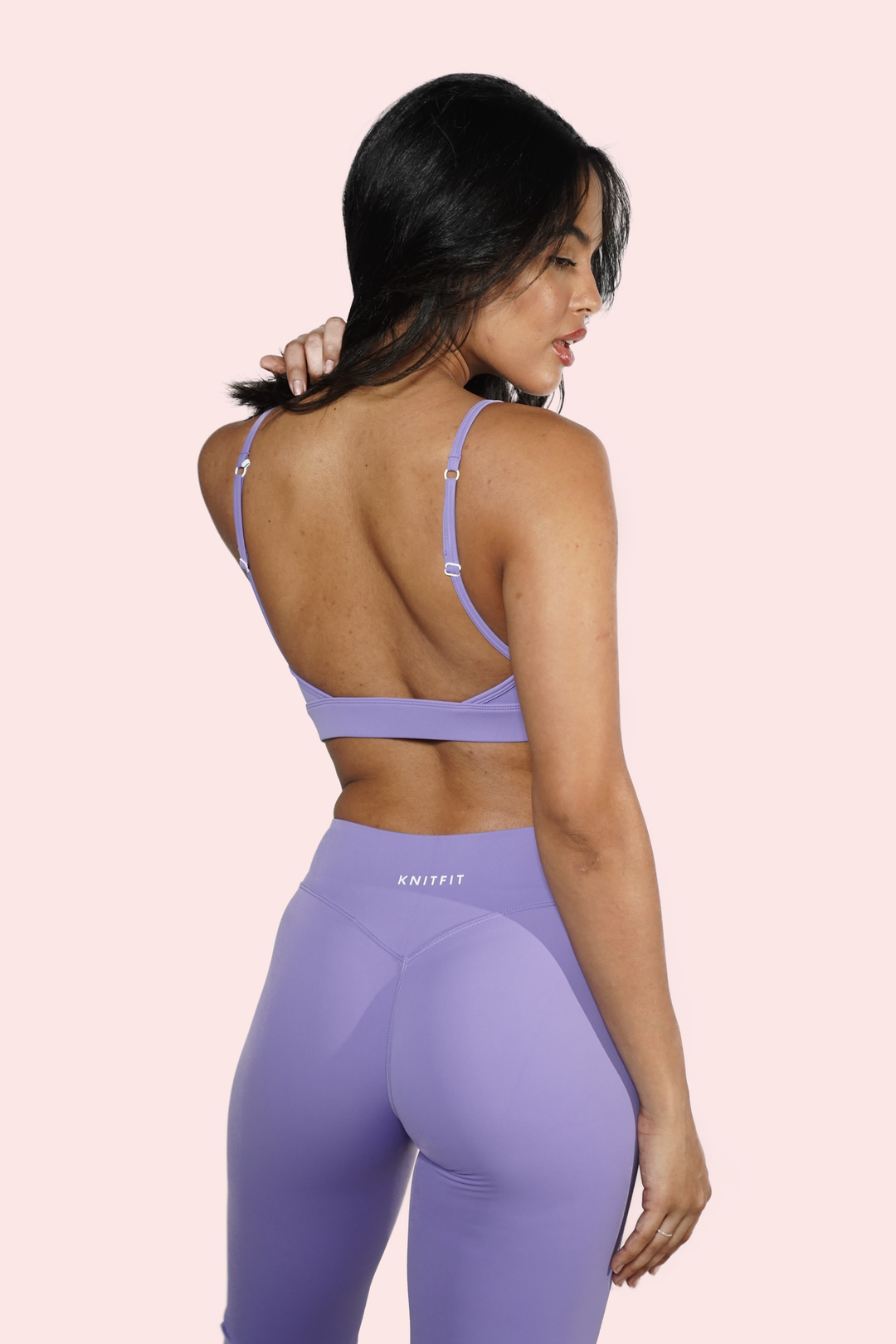 Sculpt Flared Leggings - Orchid Purple