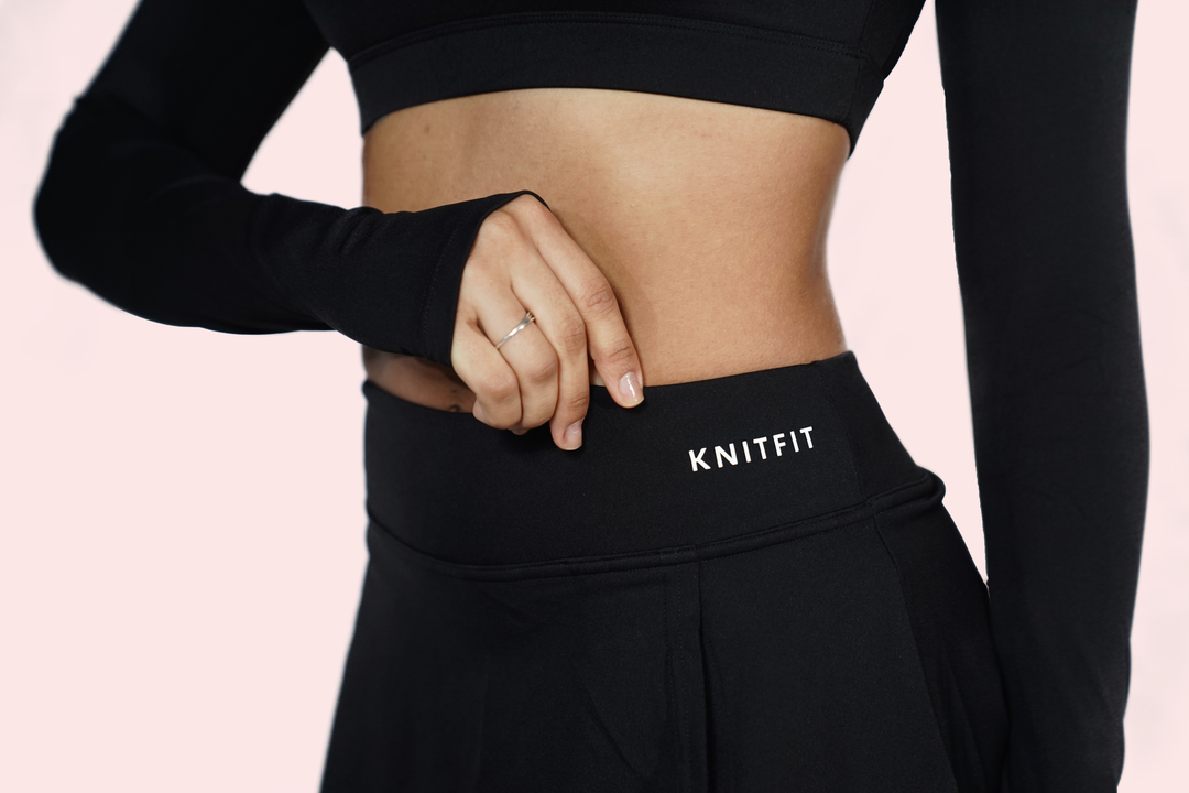 Curve Skirt - Midnight Black