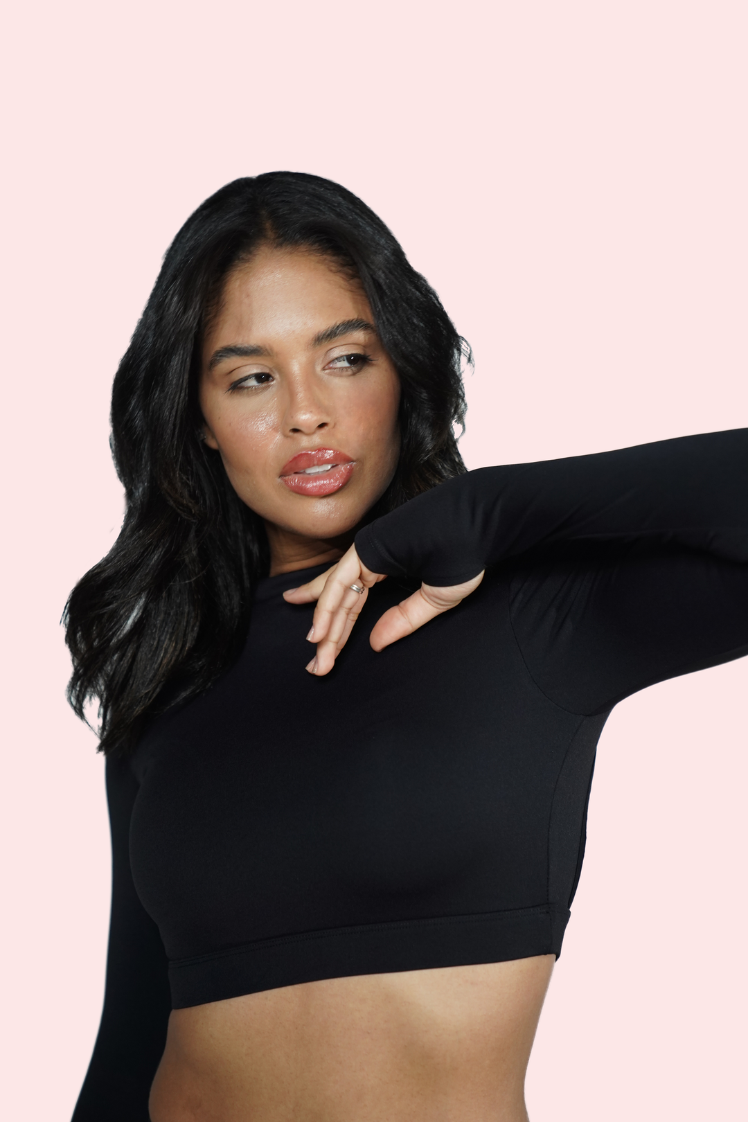 Sculpt long Sleeve - Midnight Black