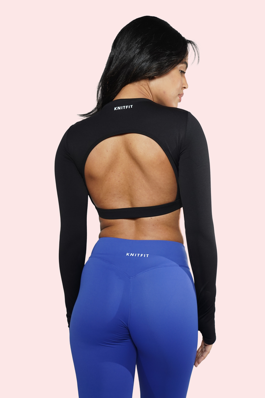 Sculpt Flared Leggings - Ocean Blue