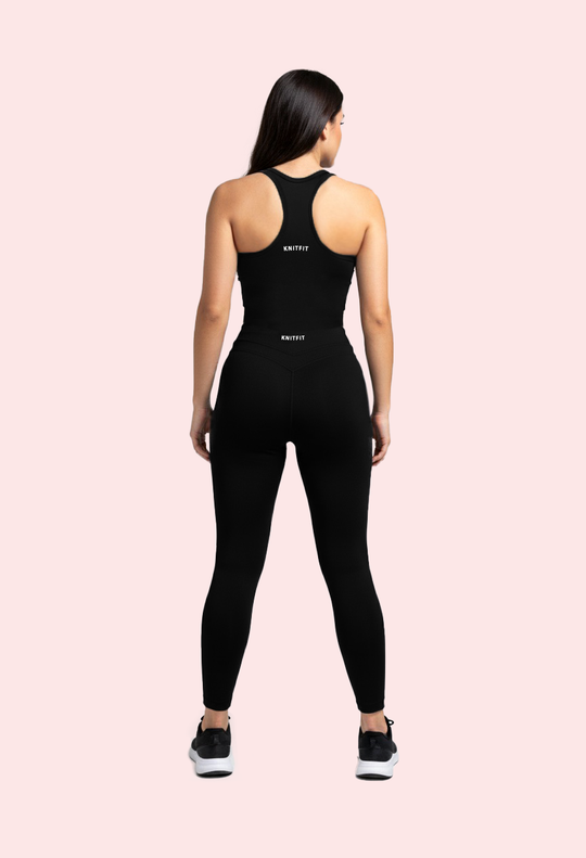 Essential Sculpt Leggings - Midnight Black